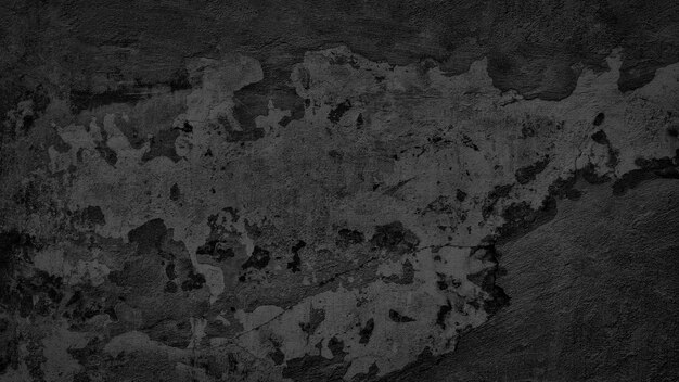 Abstracto Textura de parede preta para padrão de fundo imagem panorâmica ampla Textura de parede preta fundo áspero concreto escuro fundo grunge antigo padrão de página de fundo de textura preta padrão de banner web