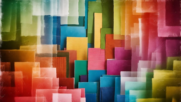 Abstracto textura de papel de colores fondo efecto de filtro vintage y enfoque suave