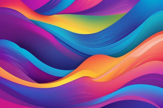 Foto abstracto vibrante gradiente de fondo colores saturados manchas vectoriales eps