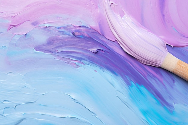 Foto abstracto violeta e azul colorido fundo de pincelada