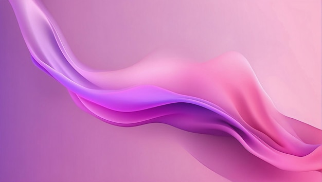 Abstrakt farbenfroher Rauch-Hintergrund mit rosa-violett Weichgradient rauchige Wellen-Banner