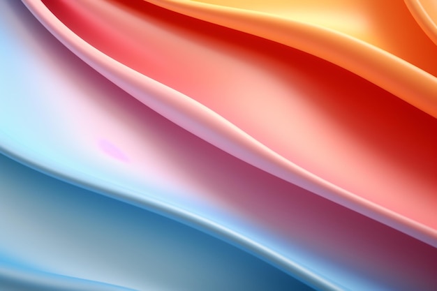 Foto abstrakt farbenfrohes schwebendes papier pastell farbenfrohe holographische muster hintergrund