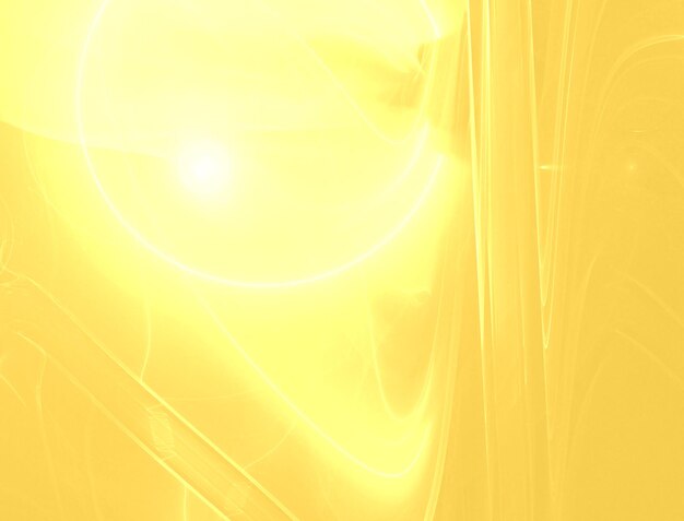 Abstrakt gekrümmtes Papier HD Hintergrunddesign beruhigende gelbe Farbe