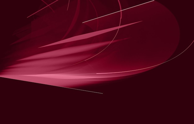 Abstrakt gekrümmtes Papier HD Hintergrunddesign Rot Rosa Farbe