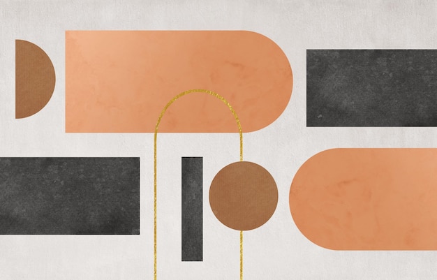 Abstrakt, Geometrie, gedruckter Hintergrund. Tapeten, Wandmalereien moderner Kunst, Teppiche, Mode.