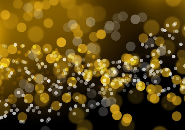 Abstrakt Gold Bokeh digitalen Hintergrund. Grafische Ressourcen Design-Vorlage.