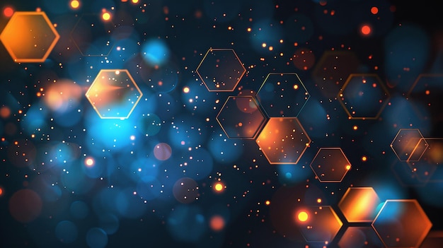 Abstrakt Hintergrund mit lebendigen Lichtern