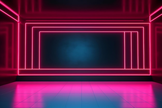 Abstrakt Neonlichter Hintergrund