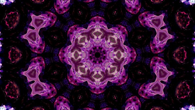 Abstrakt Pinsel Tinte Explodieren Verbreitung Glattes Konzept Symmetrisches Muster Ornamentales Dekoratives Kaleidoskop Bewegung Geometrischer Kreis und Sternformen