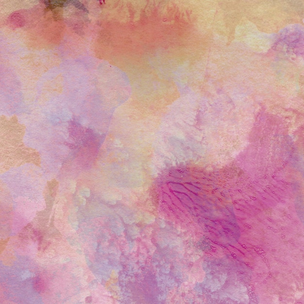 Abstrakt rosa Aquarell Hintergrunddesign Waschen Aqua gemalt Textur Nahaufnahme