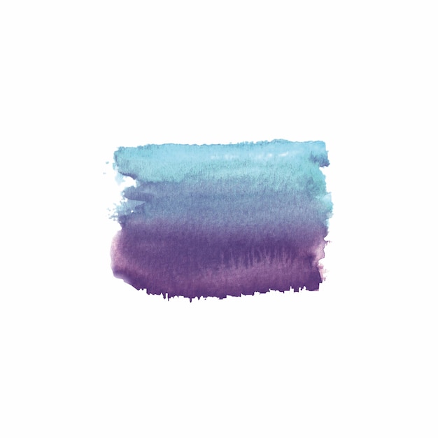 Abstrakte Aquarell handgezeichneten bunten Fleck. Aquarell Gestaltungselement. Aquarell blauer, marineblauer, lila und violetter Hintergrund.