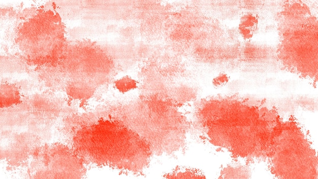 abstrakte Aquarellmalerei rot mit weißem Hintergrund