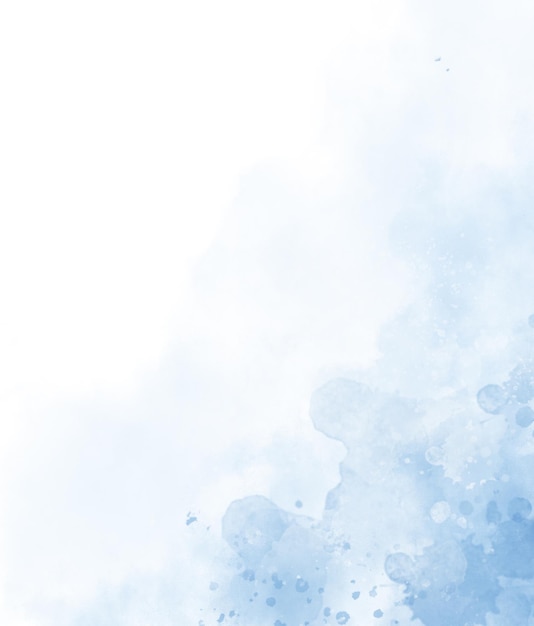 Abstrakte blaue Aquarellspritzer-Hintergrundbeschaffenheit der Wasserfarbe für Design