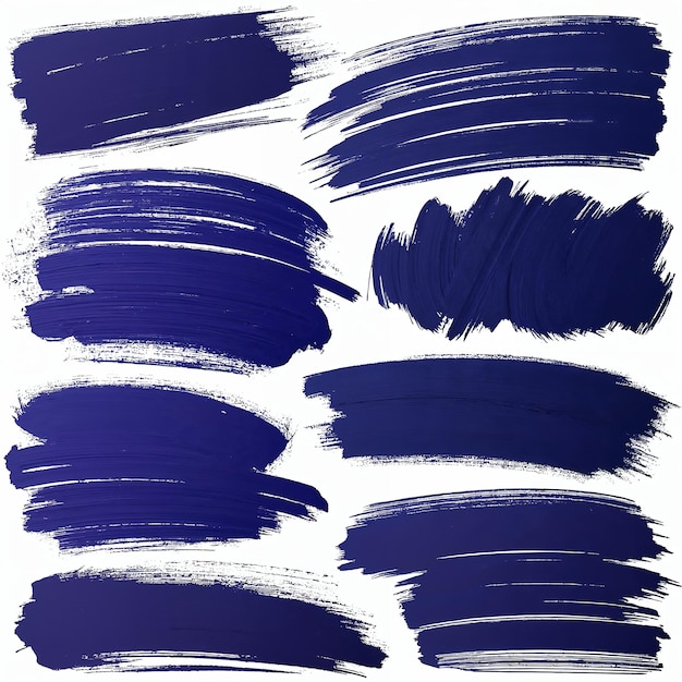 Abstrakte blaue Farbstriche