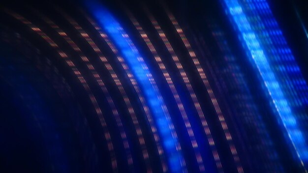 Abstrakte blaue Lichtstreifen
