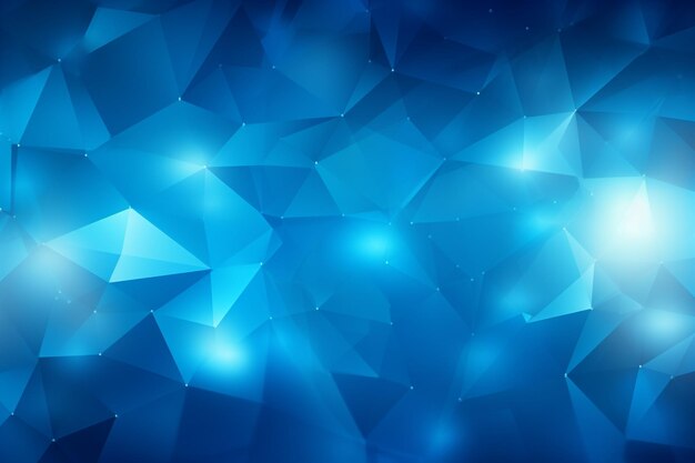 Foto abstrakte blaue polygon-dreiecksform-muster-hintergrund mit licht-effekt luxus-stil