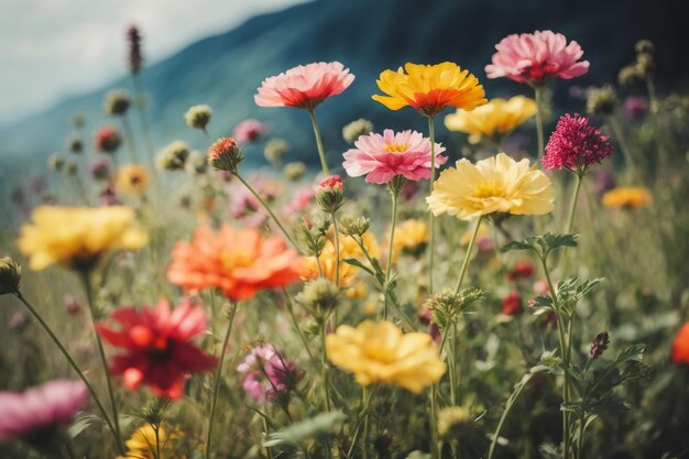 Abstrakte Blumen-Aquarellmalerei Handmalerei Weißer Hintergrund