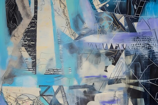 Abstrakte bunte Ölgemälde auf Leinwand Textur Handdrawn Pinselstrich Ölgemälde Hintergrund Moderne Kunst Ölgemälde Abstrakte moderne Kunst für den Hintergrund