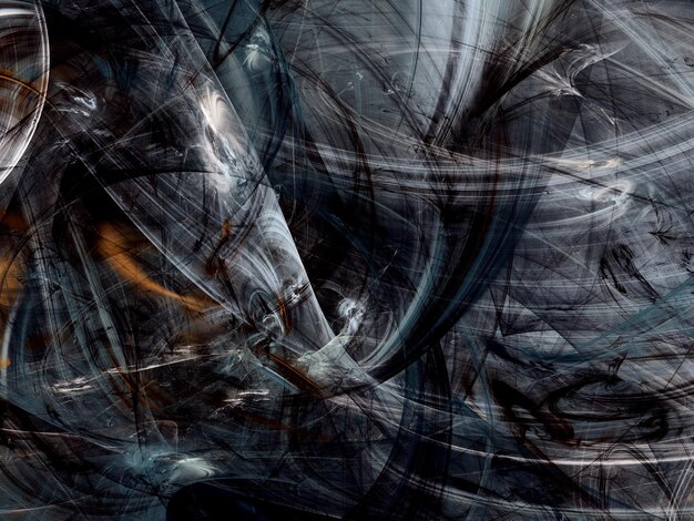Foto abstrakte chaotische fraktal-hintergrund 3d-rendering-illustration