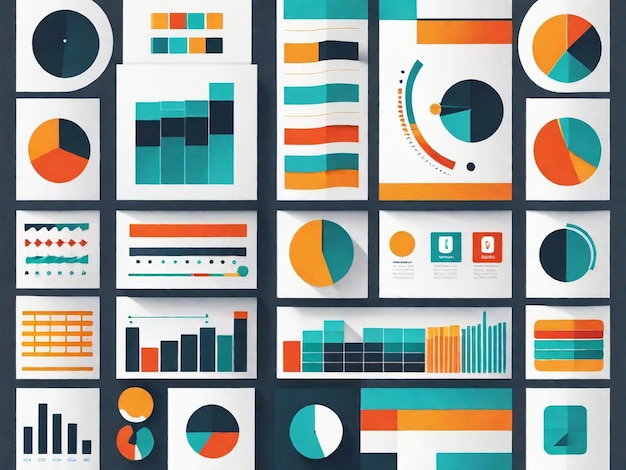 Abstrakte Datenvisualisierung und Diagramme