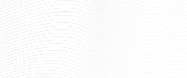 Abstrakte diagonale wellenförmige Konturlinie auf weißem Hintergrund