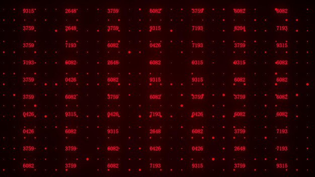 Abstrakte digitale Fließpartikel mit digitalen Indikatoren Hintergrund der Cybernetzverbindung Big Data