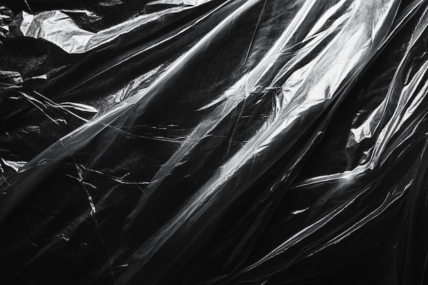 abstrakte Falte schwarzer Textur Hintergrund
