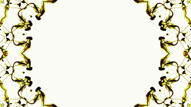 Foto abstrakte farbe pinsel tinte explodieren glattes konzept symmetrisches muster dekorative dekorative kaleidoskop-bewegung geometrische kreis- und sternformen