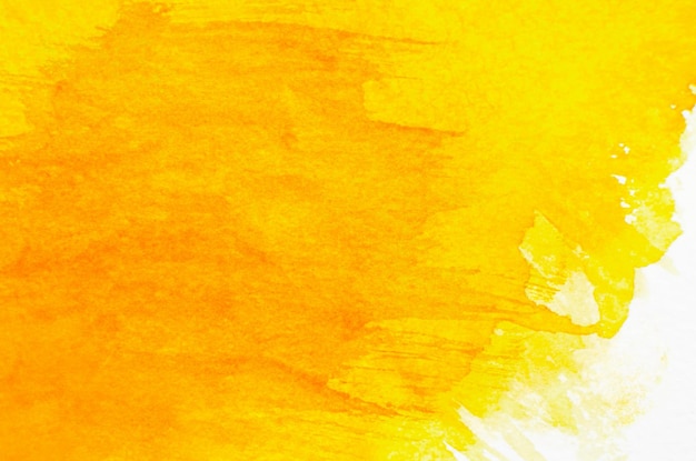 Abstrakte gelbe Aquarell Hintergrundtextur