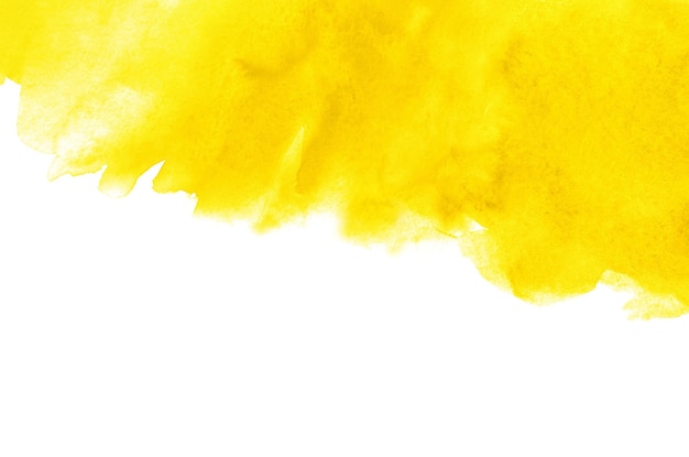 Abstrakte gelbe Aquarell-Hintergrundtextur