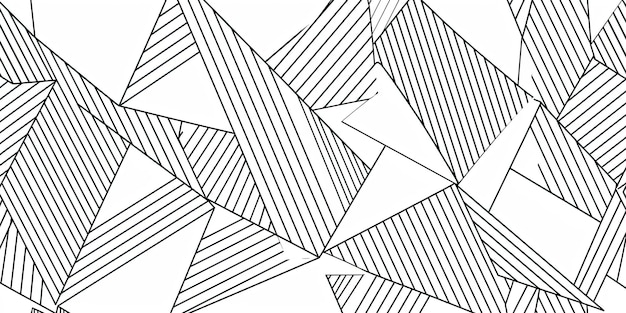 abstrakte geometrische Formen sind ein komplexes geometrisches Muster