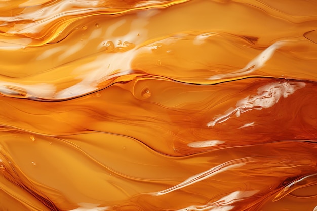 Abstrakte goldene Textur flüssiger Honig