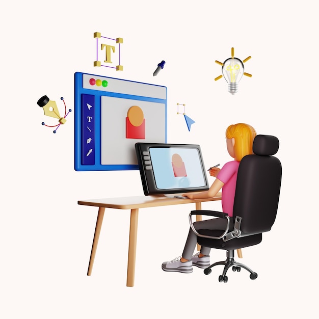 Abstrakte Grafikdesigner