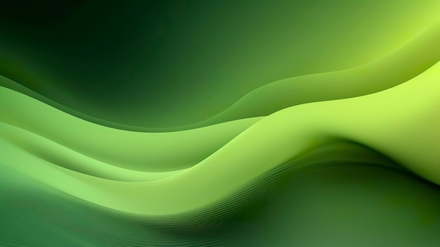 Abstrakte grüne Hintergrundfläche glatt minimale KI Generative