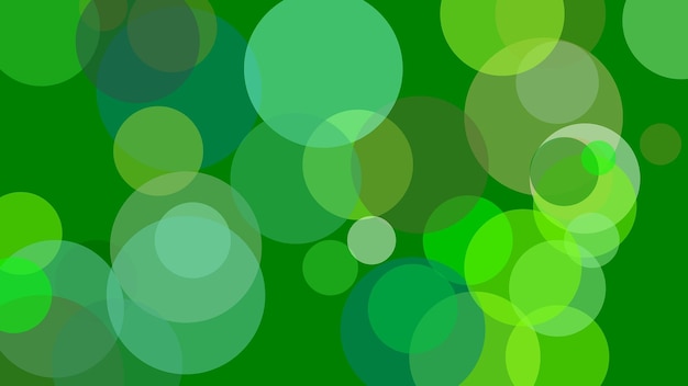 Abstrakte grüne Kreise mit grünem Hintergrund