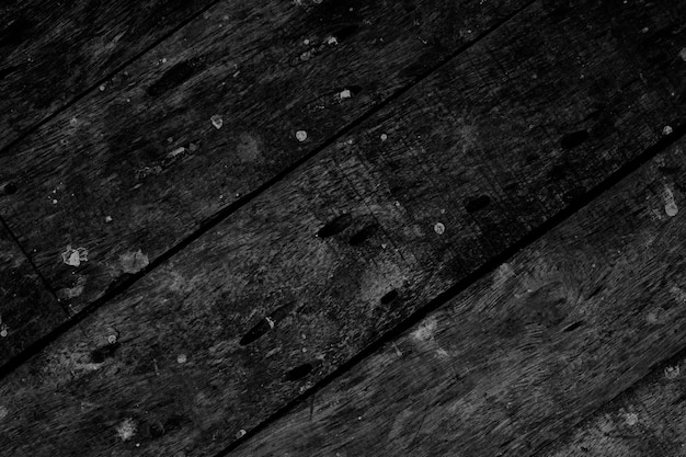 Abstrakte Grunge strukturierte dunkle Oberfläche der verlassenen alten Holztischplatte für den Hintergrund