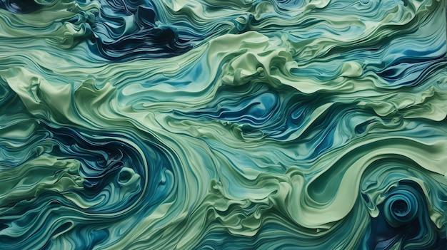 Abstrakte Hintergründe Aqua Flow Flüssige und wässrige Texturen in Blau- und Grüntönen