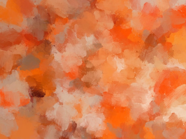 Abstrakte Hintergrundbürste Ölgemälde schöne Farbe orange