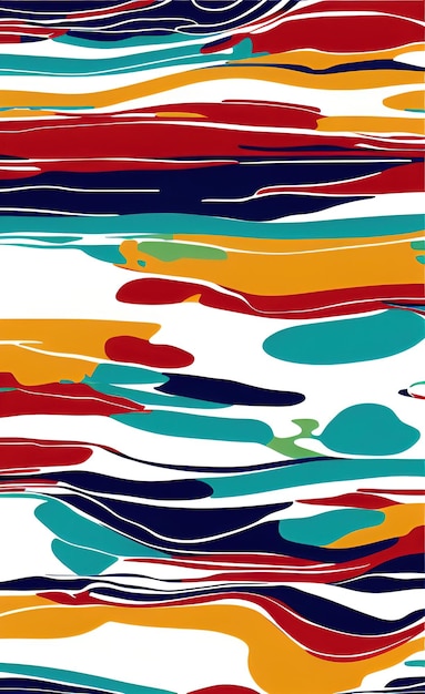 abstrakte hintergrundkunst 3d-illustration pinselstriche auf leinwand mehrfarbiger zeitgenössischer hintergrund