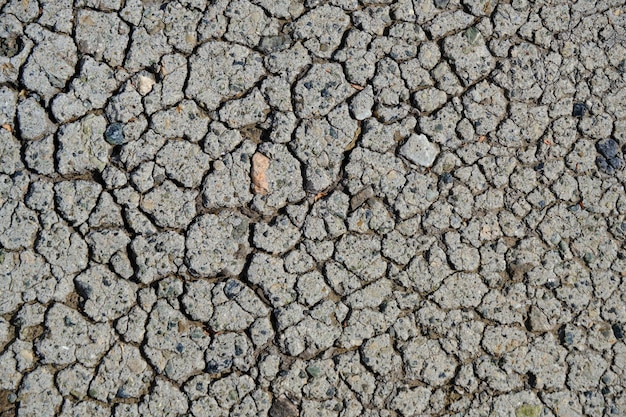 Abstrakte Hintergrundtextur alte rissige Asphaltdecke