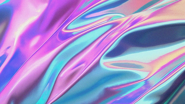 abstrakte holografische Hintergrundfolientextur 90er Jahre Vaporwave