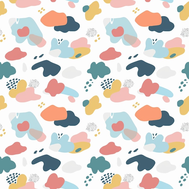 Abstrakte Illustration Muster Wolken Himmel Design Träumerisch