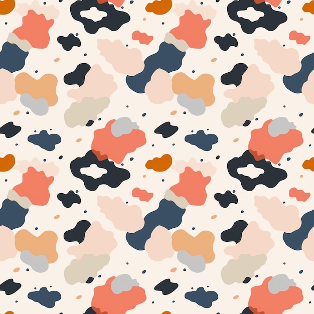 Abstrakte Illustration Muster Wolken Himmel Design Träumerisch