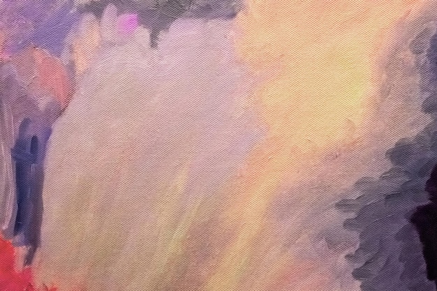 Abstrakte Kunst Hintergrund lila und beige Farben Aquarellmalerei auf Leinwand mit violettem Farbverlauf