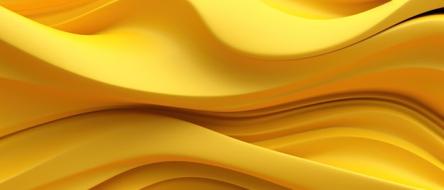 Abstrakte lebendige gelbe Wellen in einem kreativen Muster, das Energie und Dynamik ausstrahlt