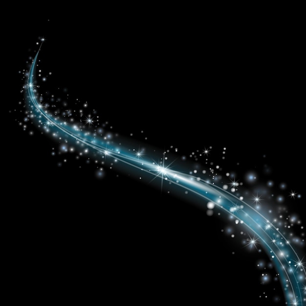 Abstrakte Lichtlinien von Bewegung und Geschwindigkeit Licht blaue Ellipse Glitzer Galaxie Leuchtende Podium Weltraum-Tunnel Licht alltägliche Leuchtende Wirkung halbkreisförmige Welle Licht Wirbel Wache Helle Spirale