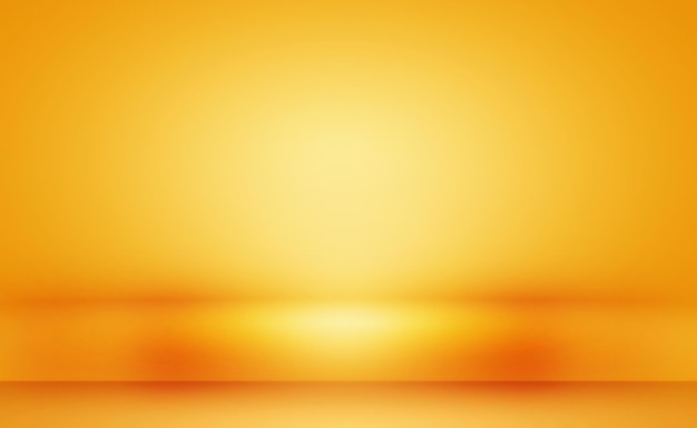 Abstrakte Luxus-Gold-Gelb-Gradient-Studio-Wand gut als Hintergrund-Layout-Banner und Produktpresse verwenden