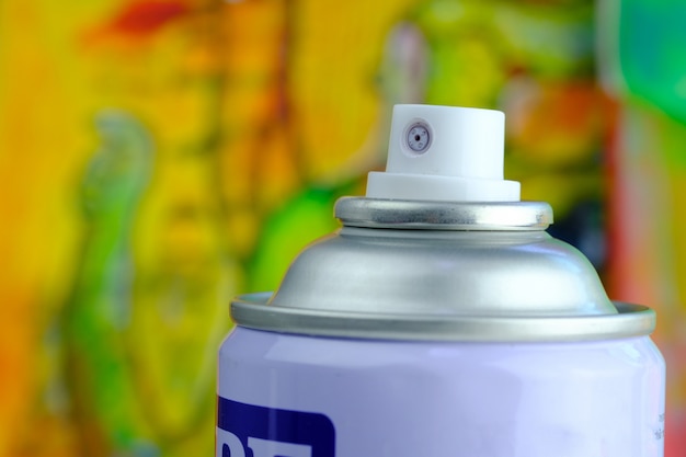 Foto abstrakte malereibeschaffenheit hintergrund kunstwerk-kaninchen spray und bürste