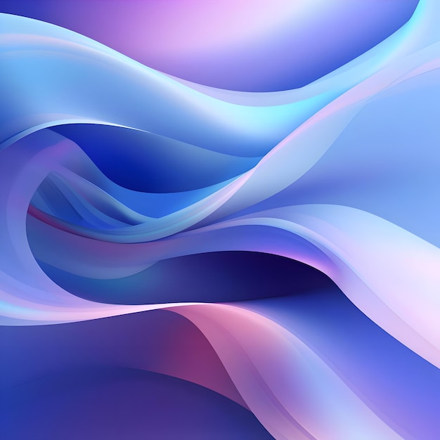Abstrakte moderne Form, digitaler blauer und violetter Hintergrund, hohe Qualität