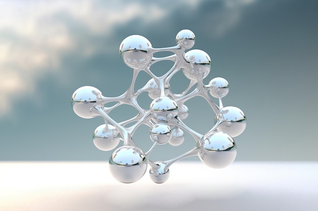 Abstrakte Moleküle entwerfen Atome als Hintergrund für die generative KI der Chemiewissenschaft